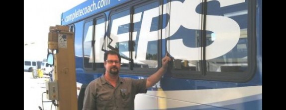 CLEAN BUSES: Riverside company wins clean air award